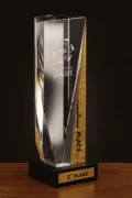 Crystal Metal Trophy