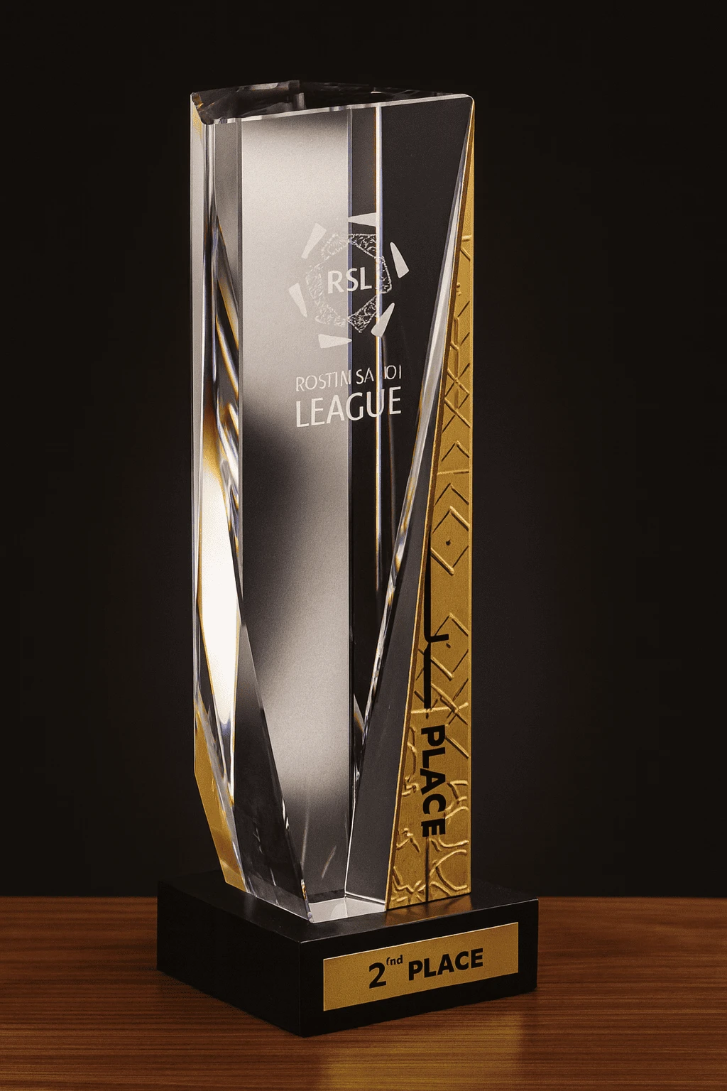 Crystal Metal Trophy