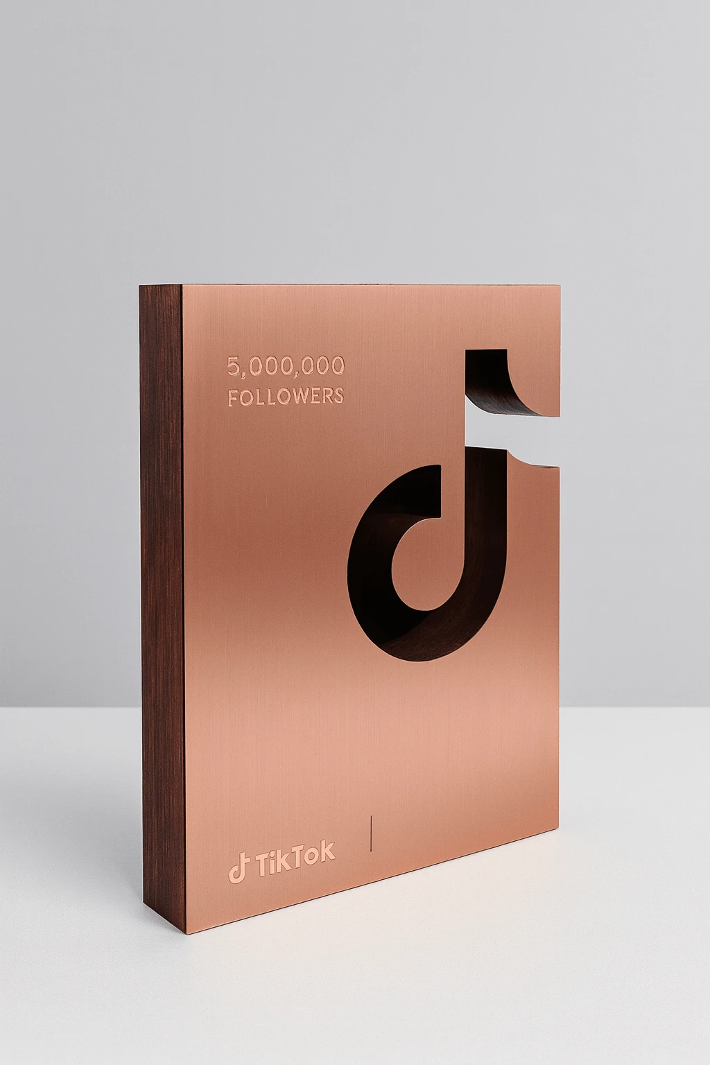 TikTok Creator Award plaque