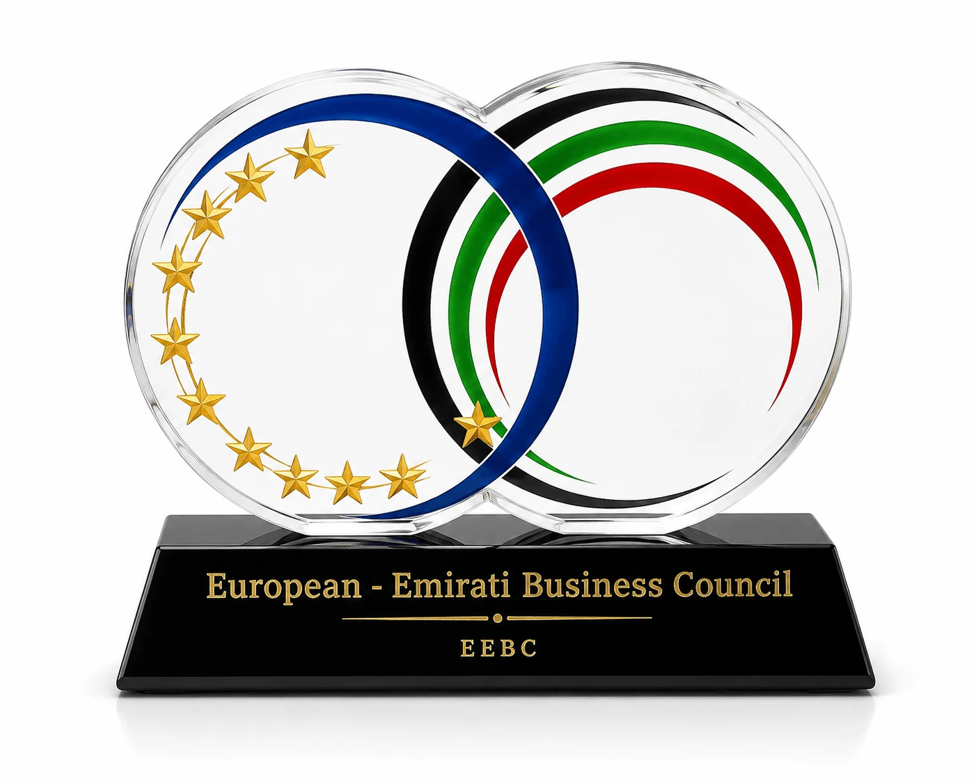 Polished Crystal Cutout Award
