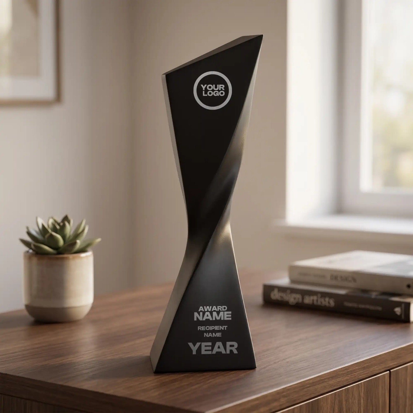 Twist Resin Award Black