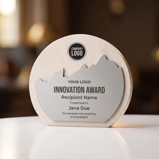 White Stone Plaque Award