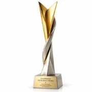 Metal Twisted Trophy