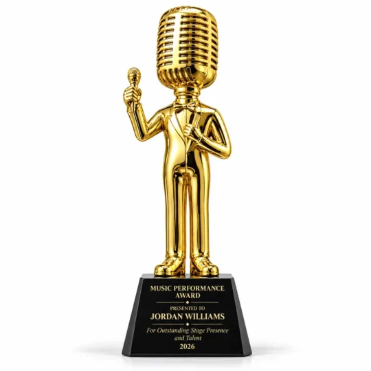Metal Mic Trophy