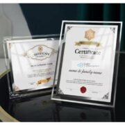 Glass Certifcate