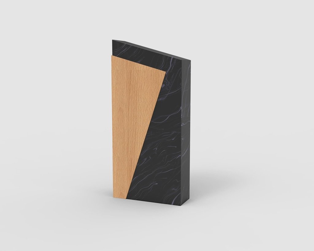 MILOT - Waste-to-Wins® Recycled Award - Black Swirl